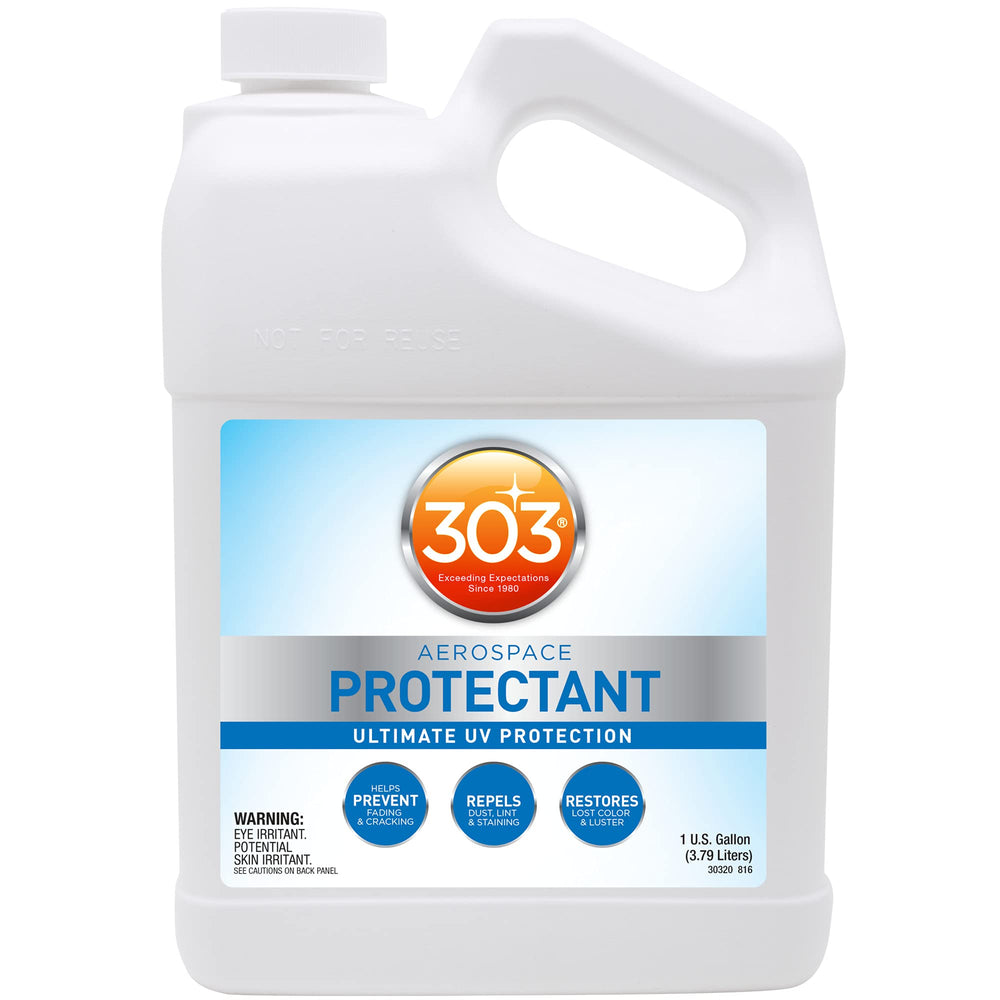 303 Products gallon front view showing protective product for vinyl surfaces