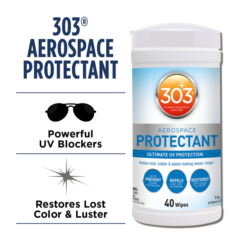 303 Products wipe closeup texture showing saturated cloth and effective coverage