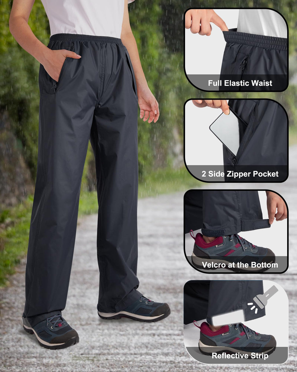 33,000ft pants folded in storage bag for easy packing