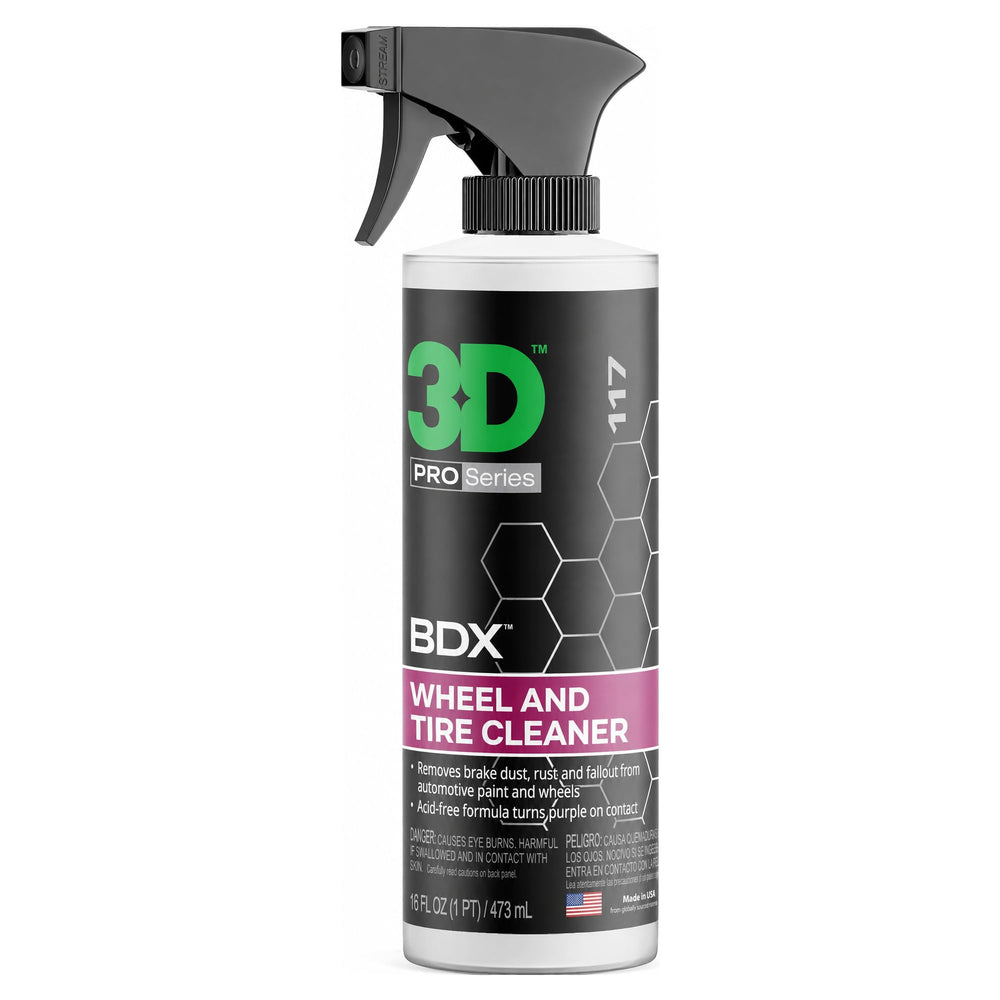 3D BDX front label showing product and size for clear identification and trust