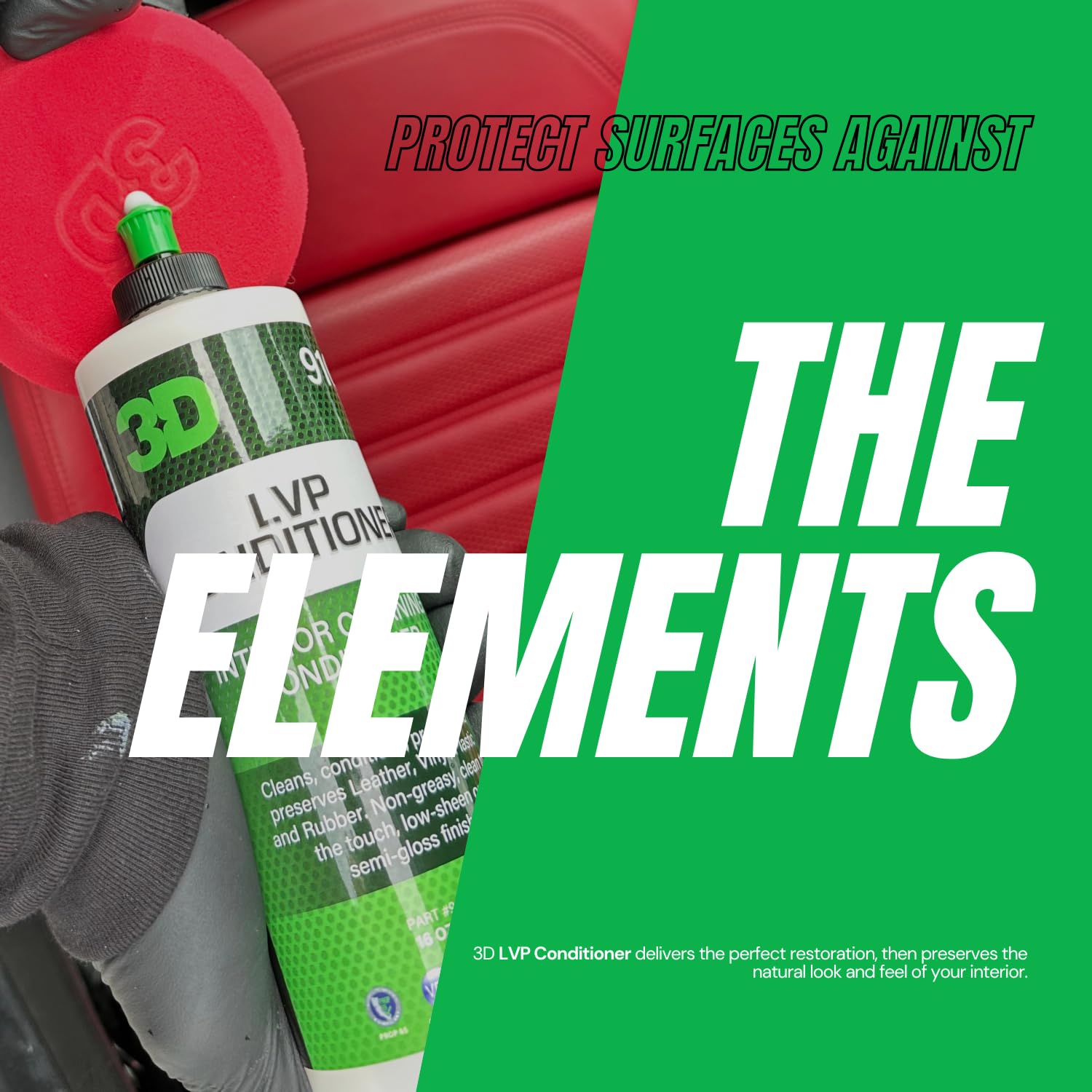 3D conditioner in a clean car interior lifestyle shot showing refreshed cabin benefit