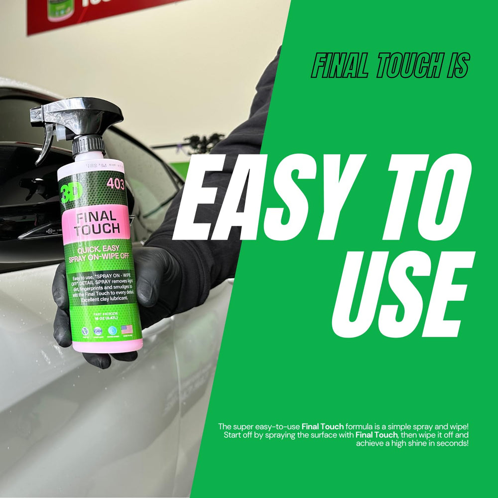 3D product placed by a clean car in driveway, conveys professional-looking finish