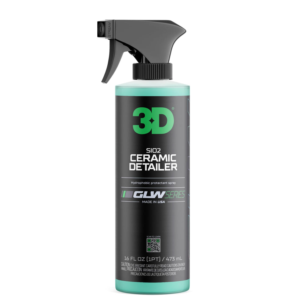 3D GLW front label showing product name and benefits for easy identification
