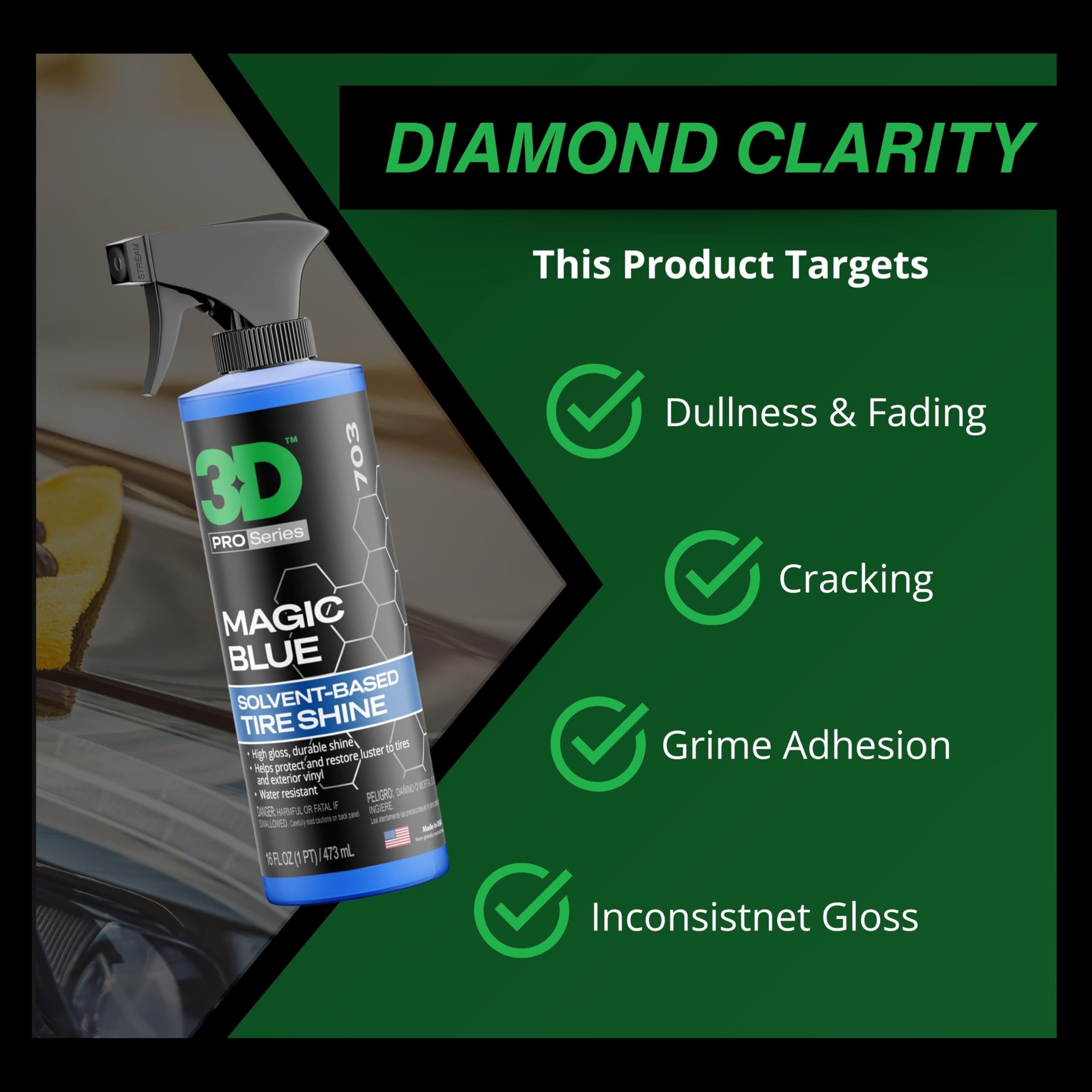 thick glossy texture of 3D Magic Blue highlighting high-viscosity finish