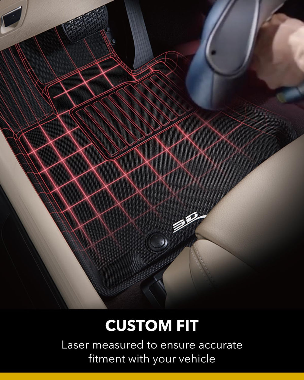 3D MAXpider raised edge close-up containing spills and road debris effectively