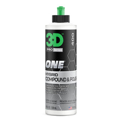 3D One front bottle showing product and easy identification benefit