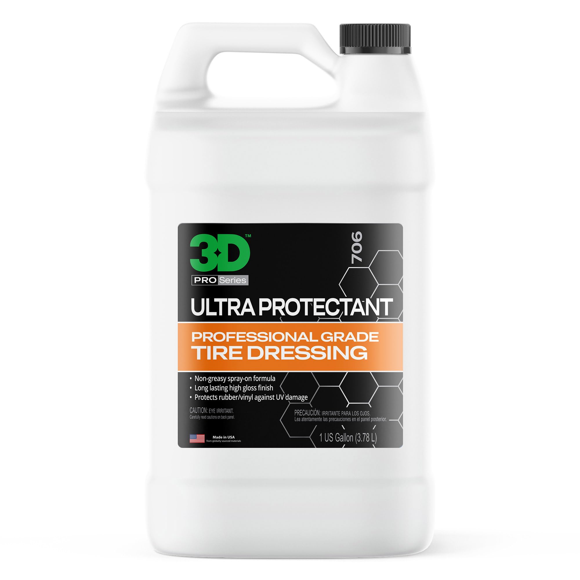 3D brand gallon label showing product identity and benefits