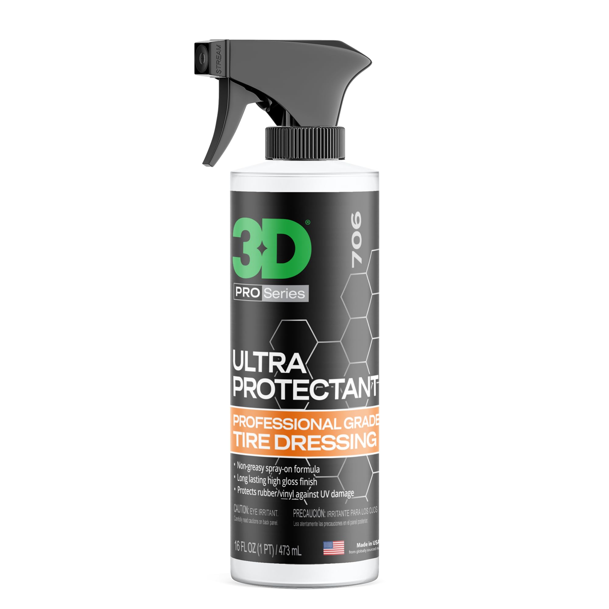 3D front label on 16 oz bottle showing product identity and benefits