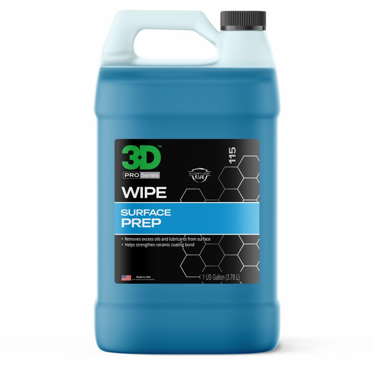 3D Wipe front label showing product identity and usage benefit