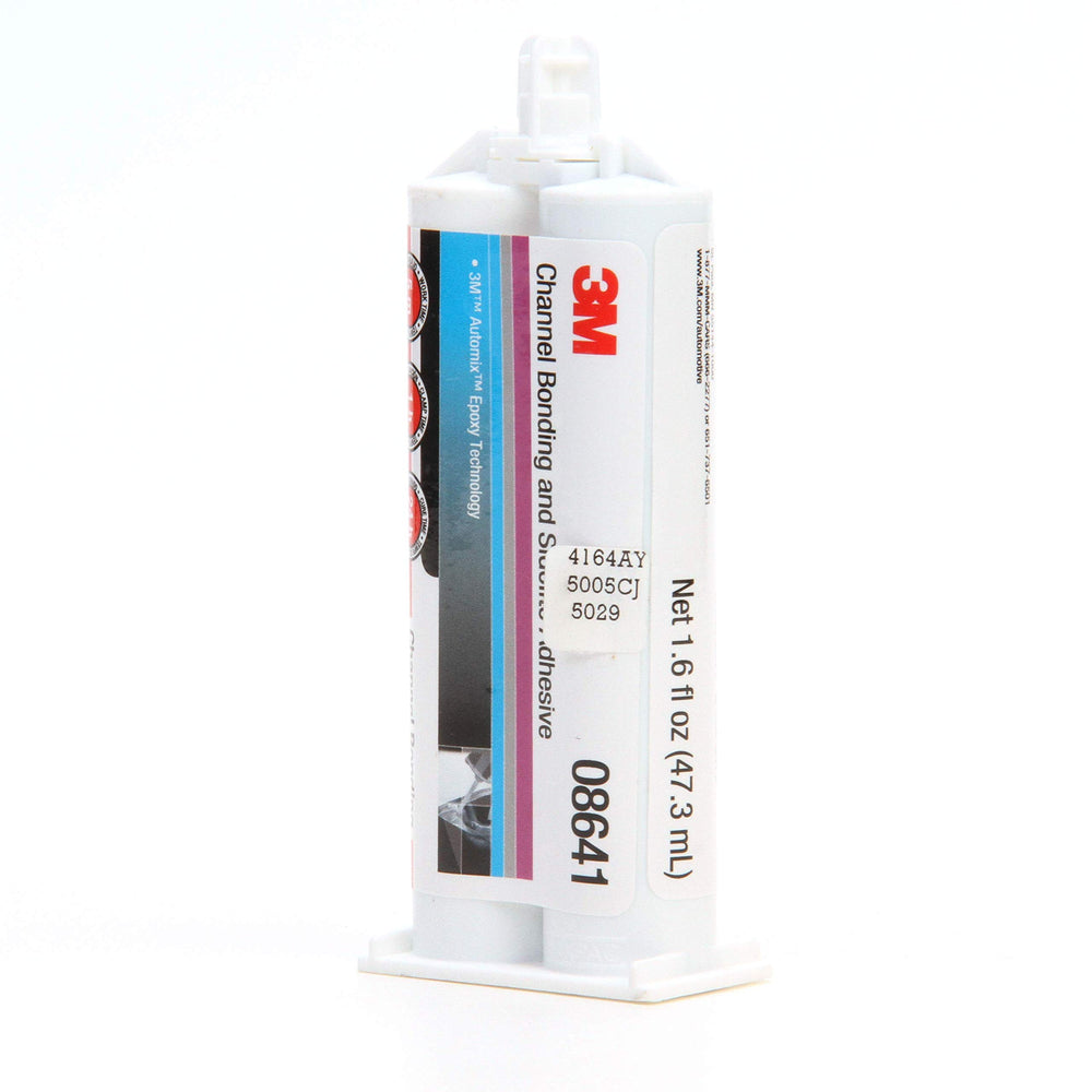 3M adhesive applied to a vehicle sidelite demonstrating secure glass-to-frame bonding