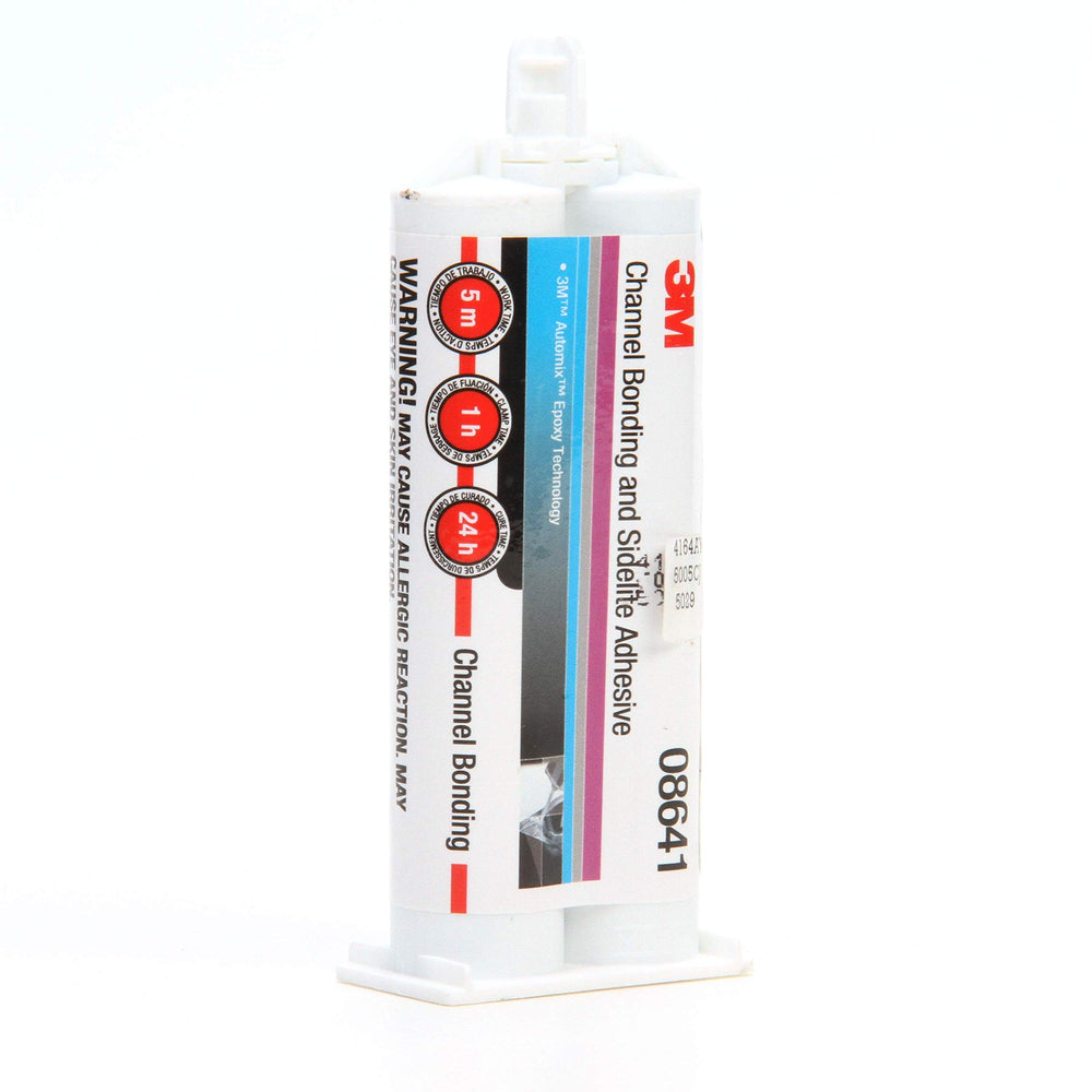 3M cartridge nozzle and static mixer close-up illustrating proper mixing for consistent bonds