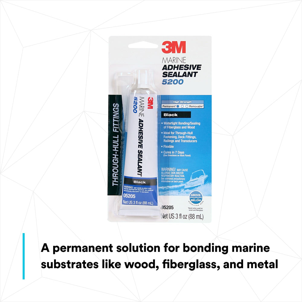 3M 5200 sealing a porthole demonstrating watertight protection and reliable adhesion