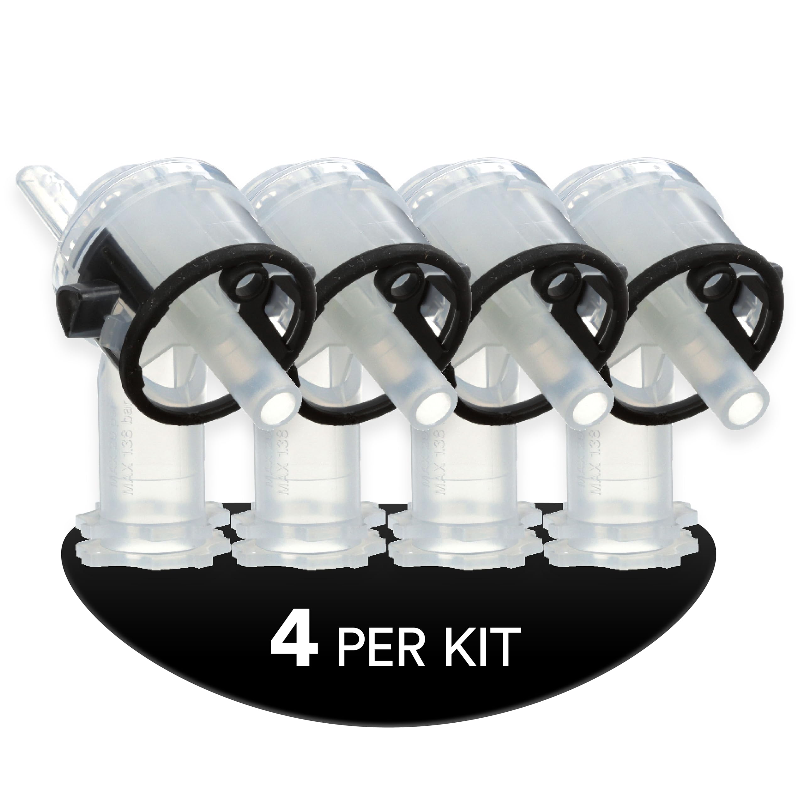 3M Accuspray front packaging showing 4-pack clear atomizing heads and easy replacement benefit