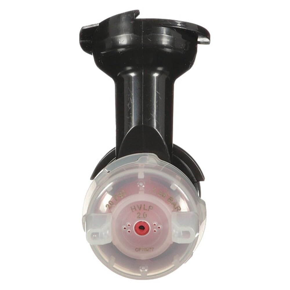 3M atomizing head front view showing nozzle details and improved spray control