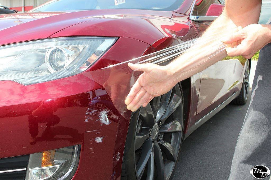 3M film trimmed edge close-up showing clean-cut detail benefit