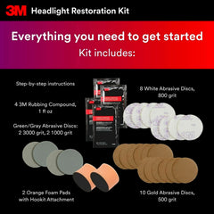 3M foam polishing pads stacked showing pad variety benefit: even finish