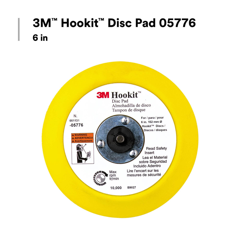 3M Hookit pad tapered edge close-up enabling smooth contour sanding control