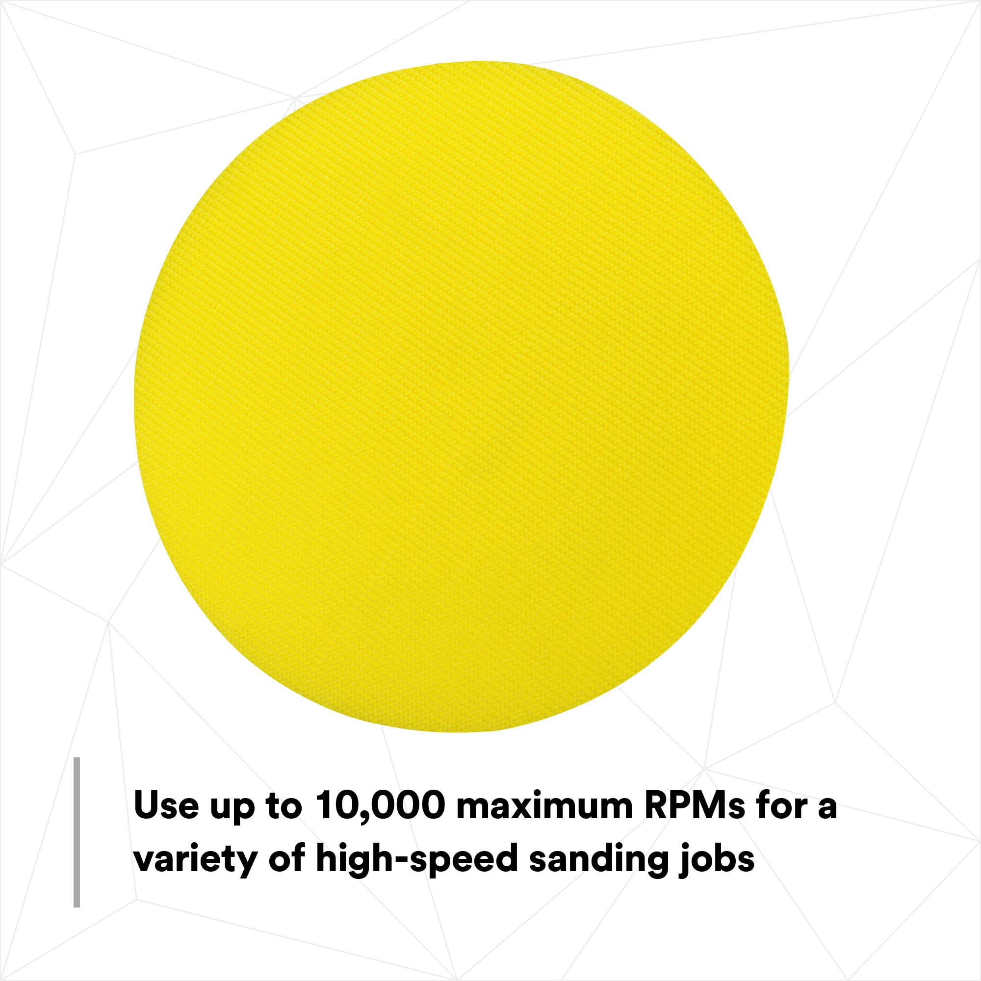 3M Hookit pad with abrasive disc sanding car panel for efficient bodywork