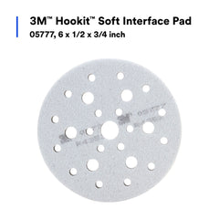 3M Hookit pad tapered edge close-up demonstrating contouring benefit for curved surfaces
