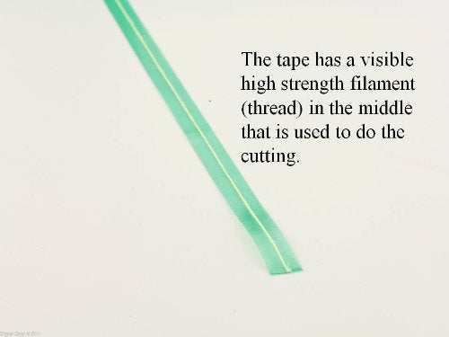 3M knifeless tape applied to vehicle bumper showing safe blade-free cut benefit