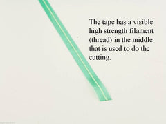 3M knifeless tape applied to vehicle bumper showing safe blade-free cut benefit