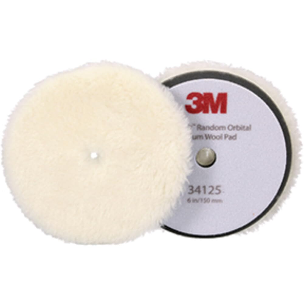 3M Perfect-It pad front view showing texture and fast hookit attachment for reliable cut
