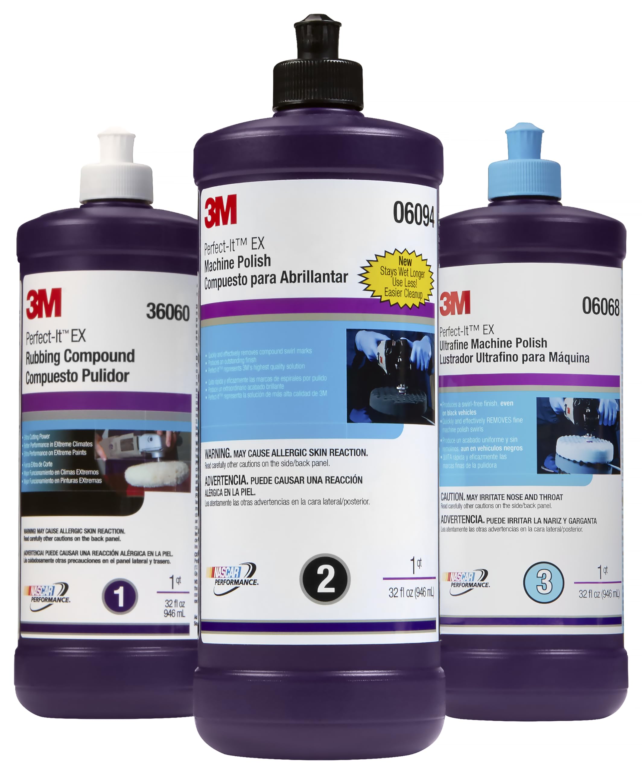 3M Perfect-It on boat gelcoat showing improved gloss and uniformity