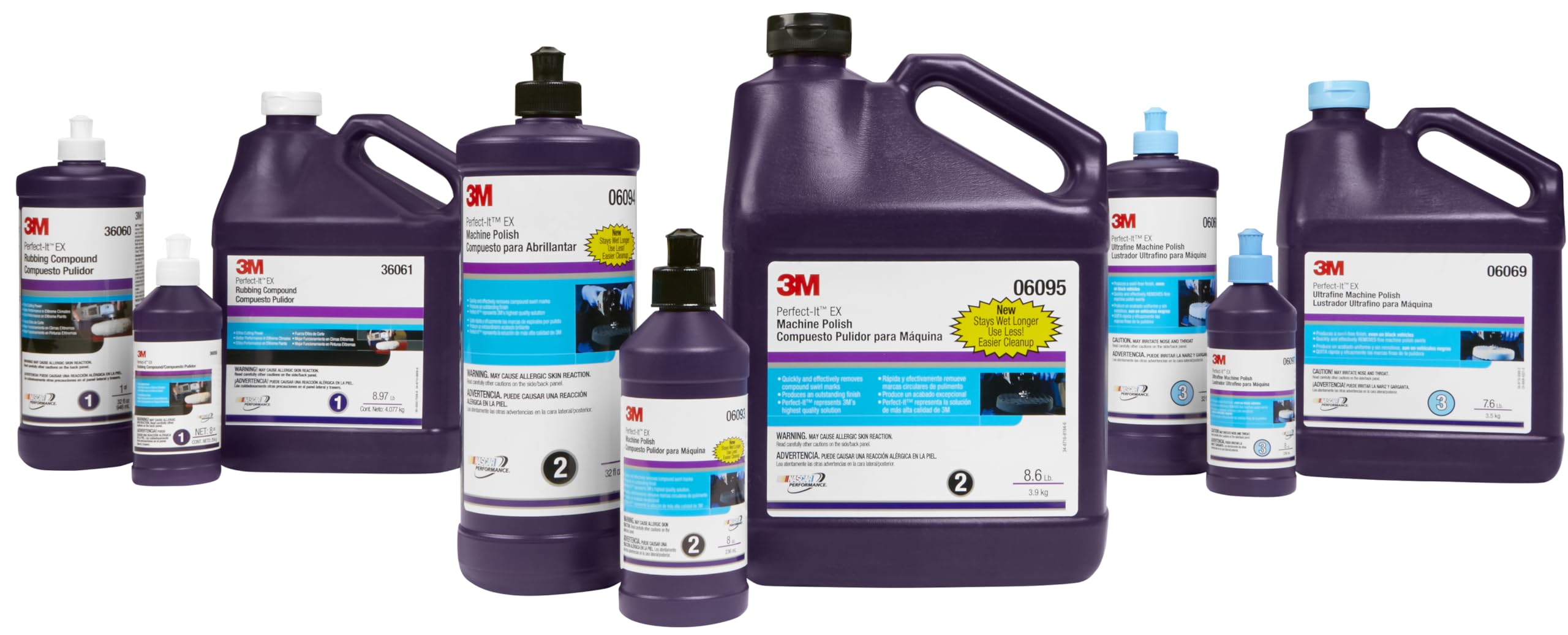 3M Perfect-It polished surface detail showing restored shine benefit