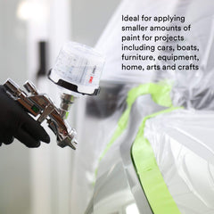 3M PPS liner detail showing smooth interior for easy mixing and removal