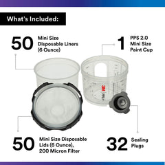 3M PPS reusable paint cup close-up highlighting sturdy construction benefit