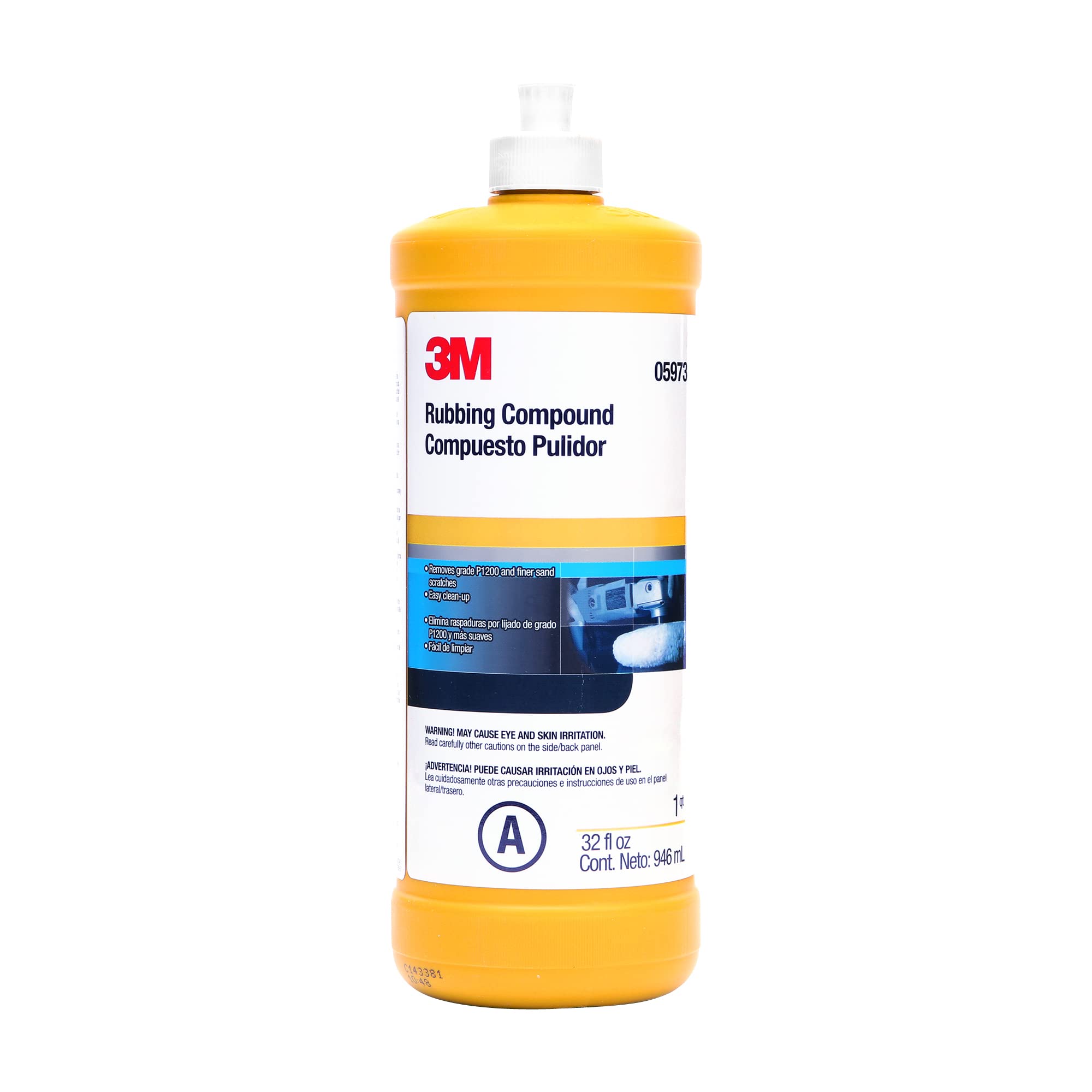 3M bottle front label showing product identity and volume benefit