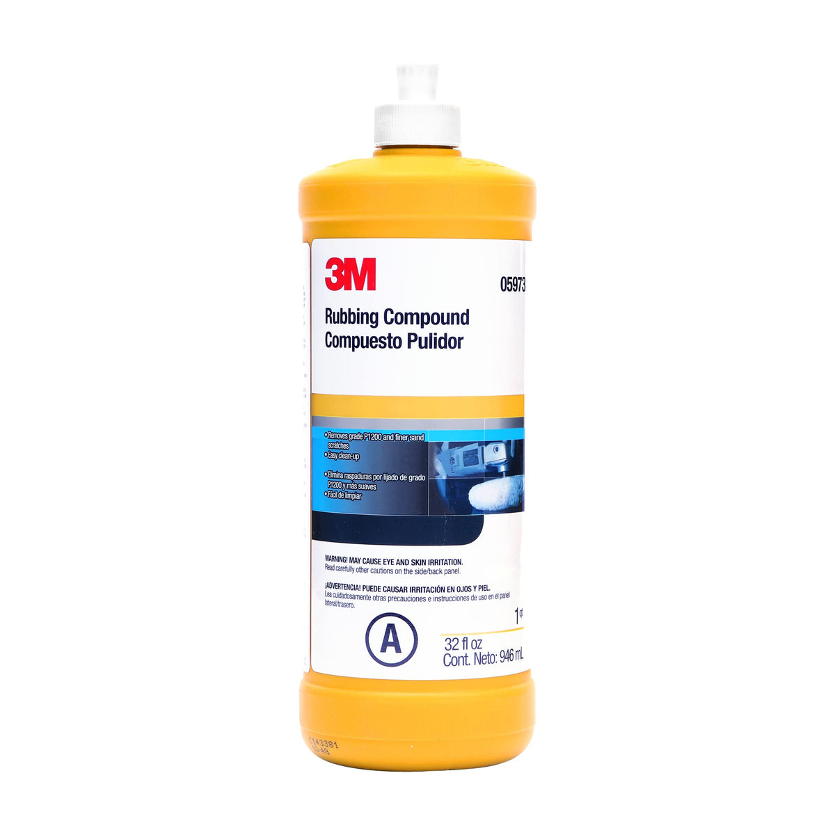 3M bottle front label showing product identity and volume benefit
