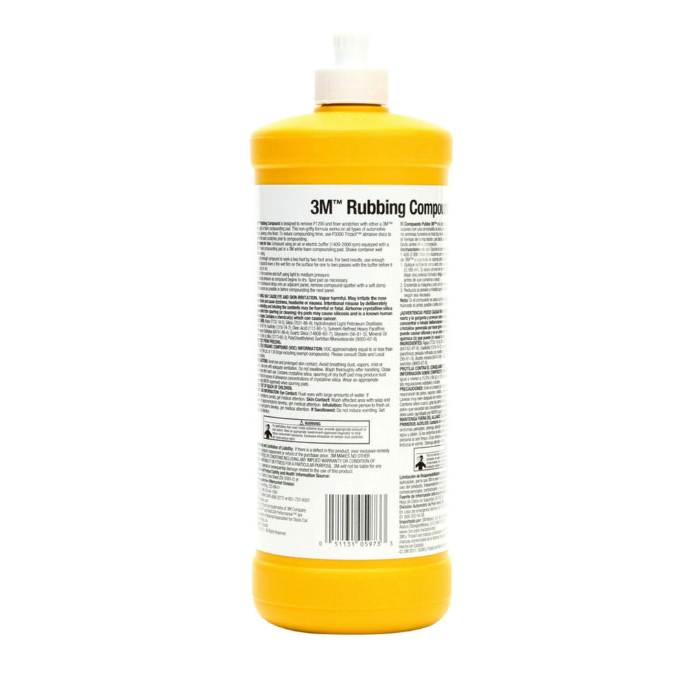 3M bottle label close-up showing directions and safe handling benefit