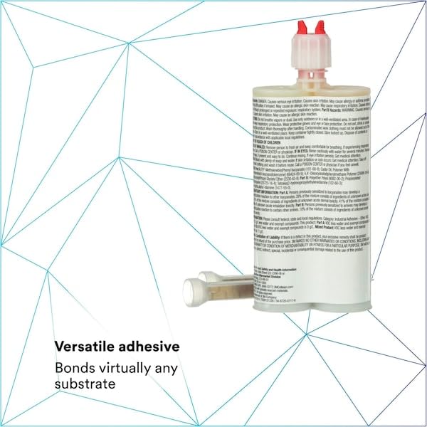 Clear view of 3M product label and specifications emphasizing industrial-grade features