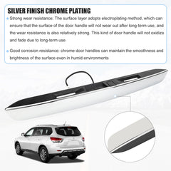 3mirrors handle mounted on Pathfinder liftgate for visual upgrade and fit
