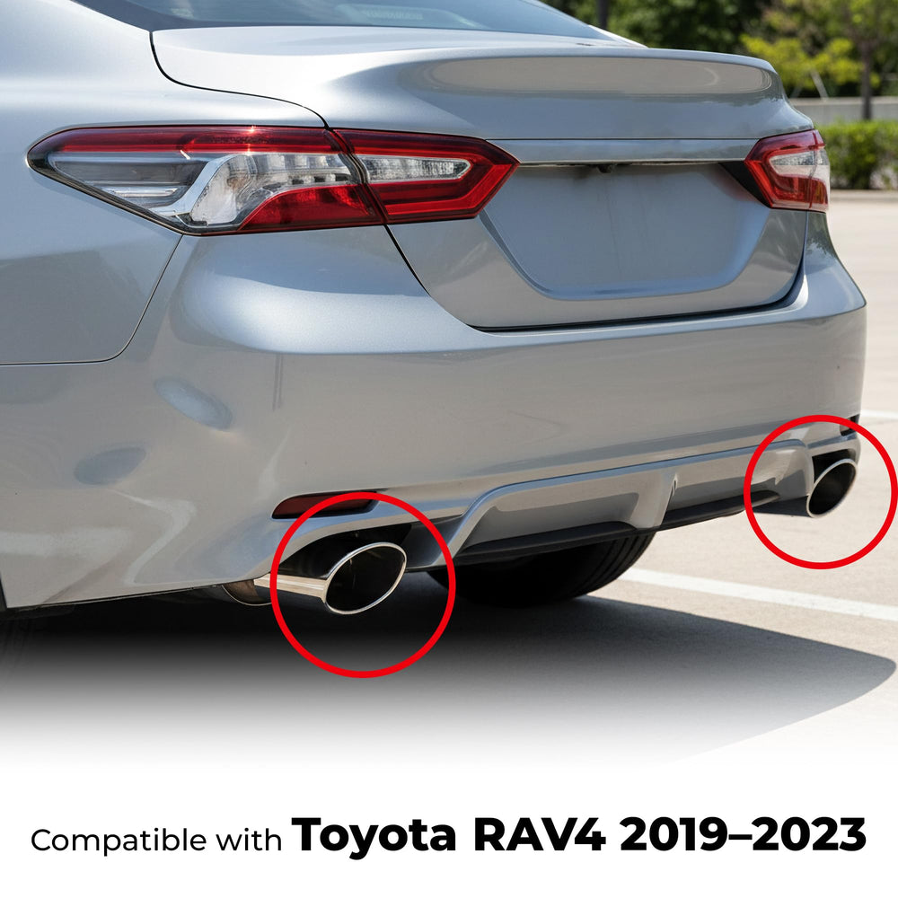 3TVol exhaust tip held in hand showing scale for correct fitment verification