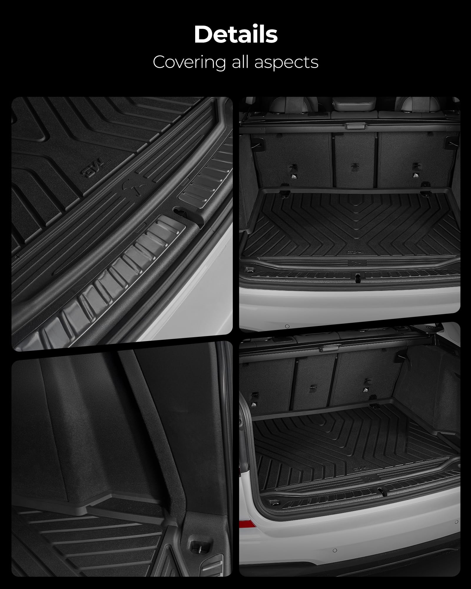 3W BMW X5 cargo liner in outdoor lifestyle scene protecting trunk during travel