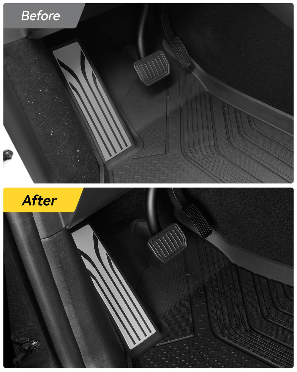 3W installation detail showing Velcro fastener for damage-free mounting