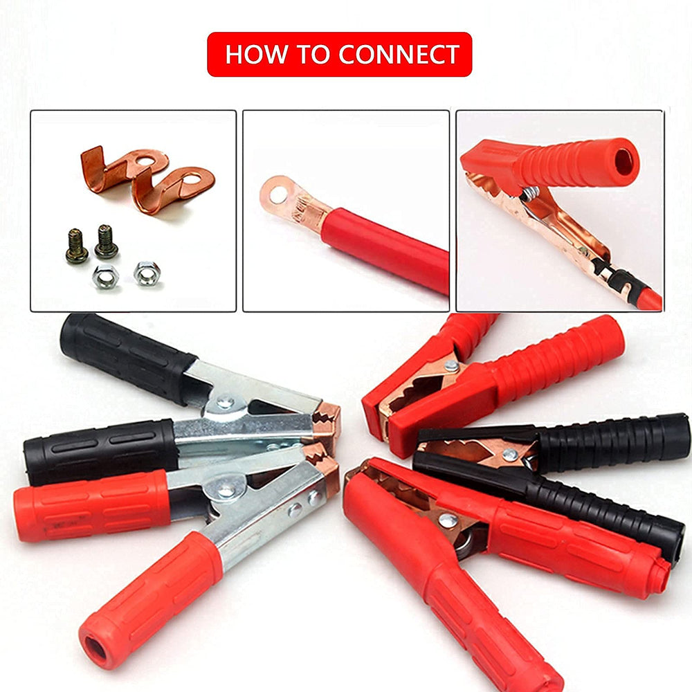 4Bang clamps attached to a battery terminal for reliable connection