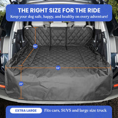 4Knines installed in SUV with folded seats providing extended protection