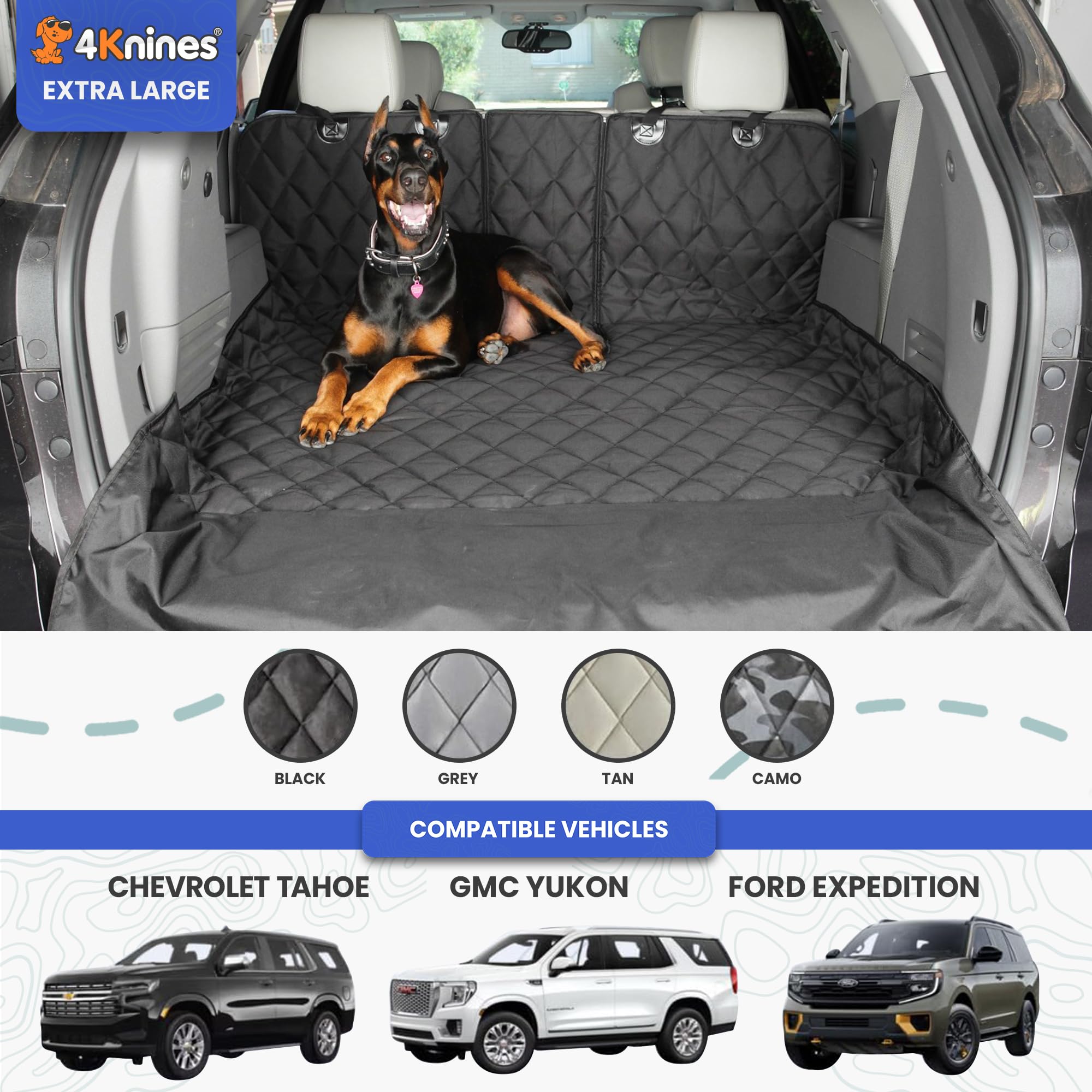 4Knines close-up waterproof surface texture protecting cargo from spills