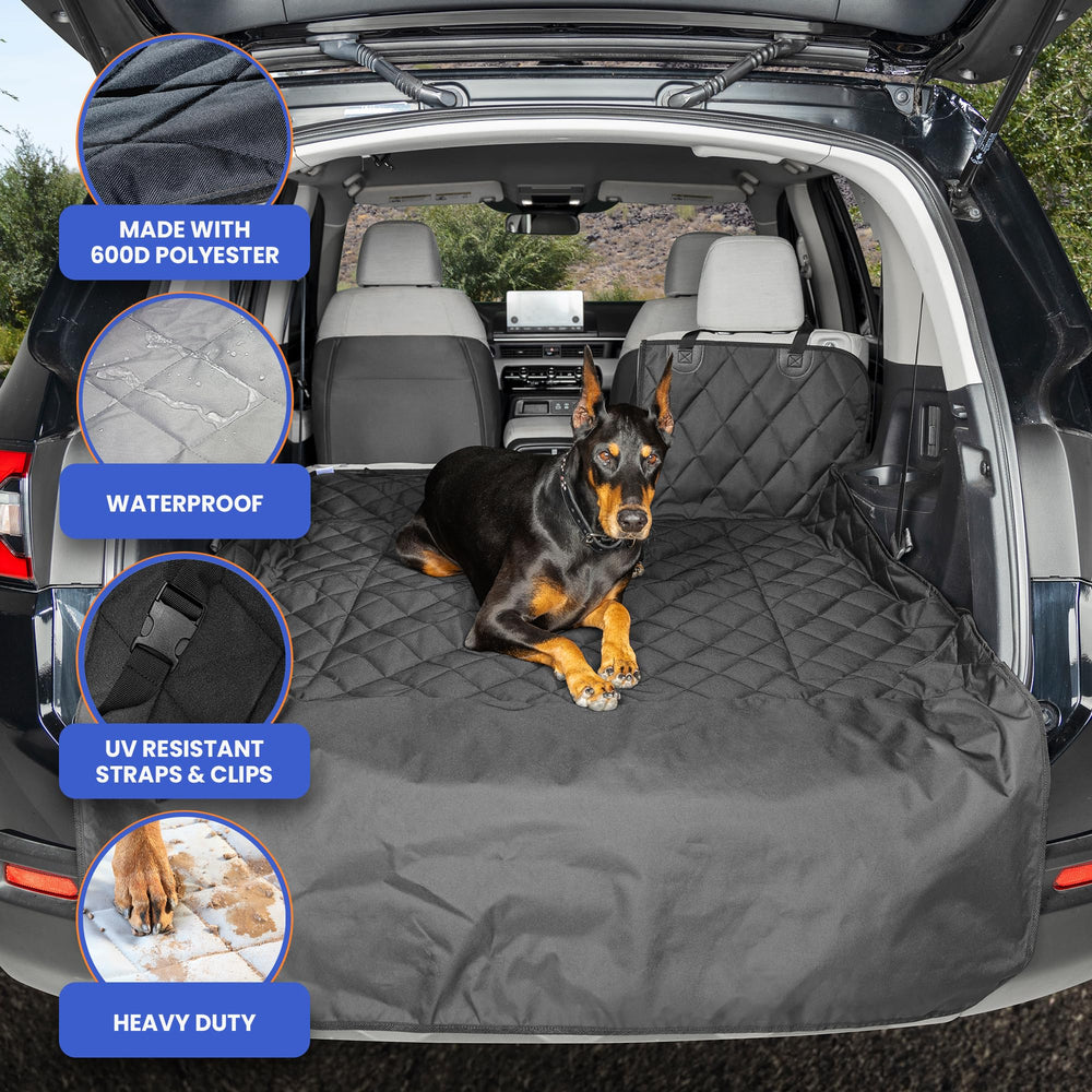 4Knines non-slip backing detail keeping liner stable during travel
