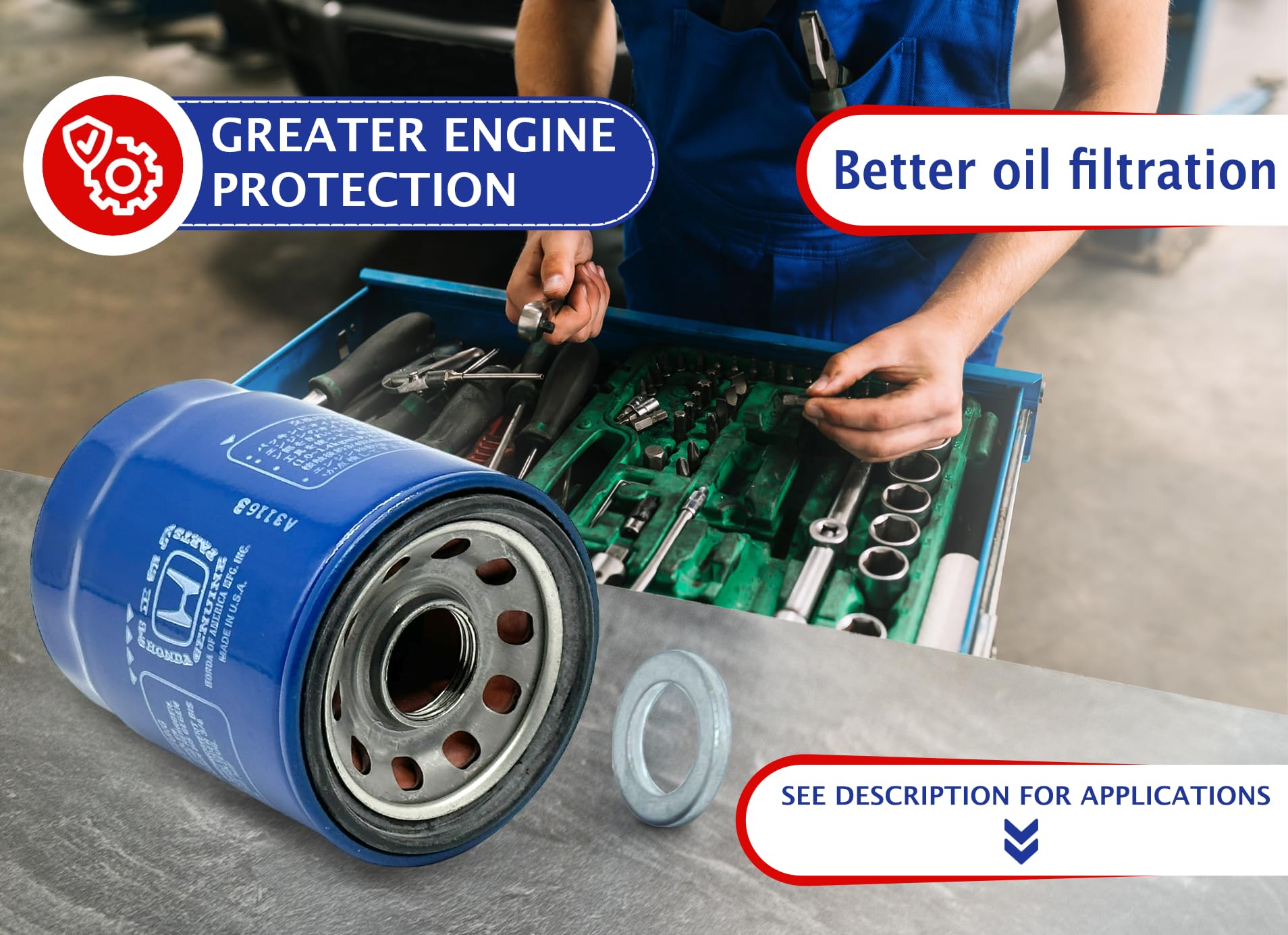 4STEED MOTORS installed oil filter under vehicle illustrating easy replacement and compatibility