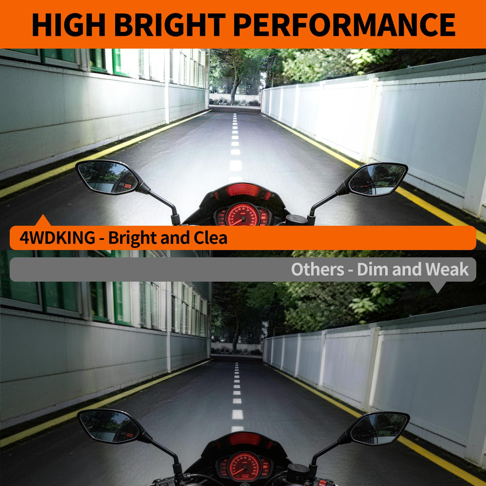 4WDKING aluminum heat sink rear detail showcasing efficient cooling for longer life