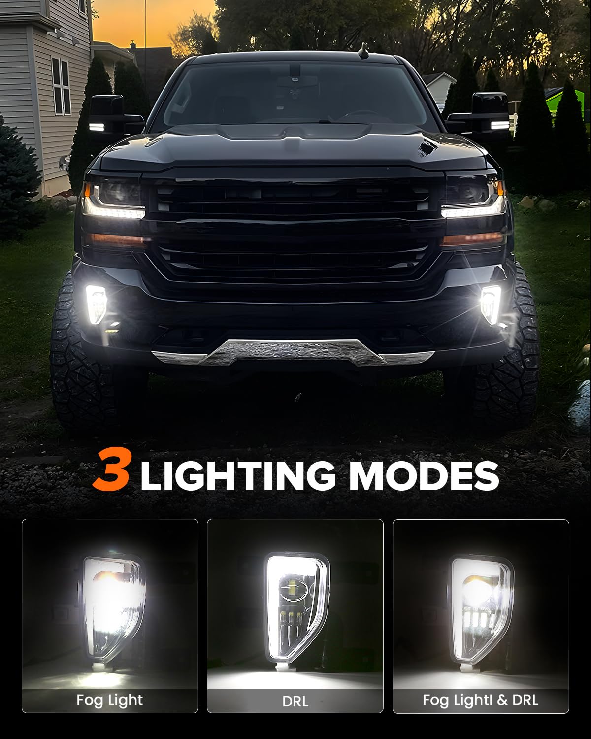 4X4FLSTC close-up of clear PC lens highlighting DOT marking and impact resistance benefit