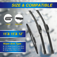 5 PLUS silicone wiping edge close-up for improved water beading