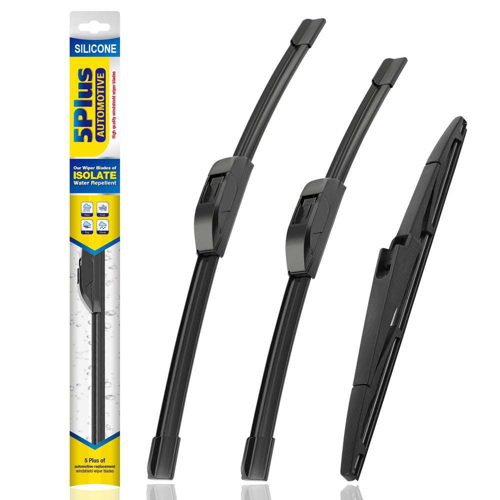 5 PLUS front packaging showing the 3-pack kit and fitment details for Santa Fe