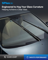 5 PLUS installed front wiper on Ford Edge improving windshield clarity