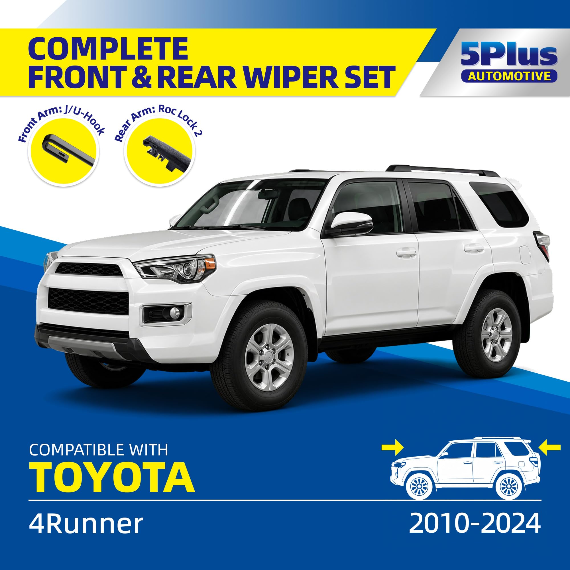 5 PLUS metal base close-up showing strong frame for longer wiper life and stability