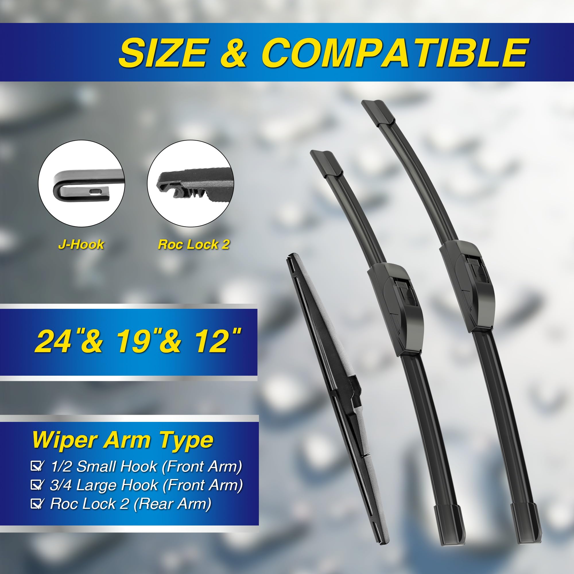 5 PLUS silicone edge close-up showing smooth bead-shedding surface for clearer vision